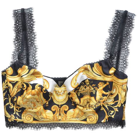 yellow versace bra|versace designer bras.